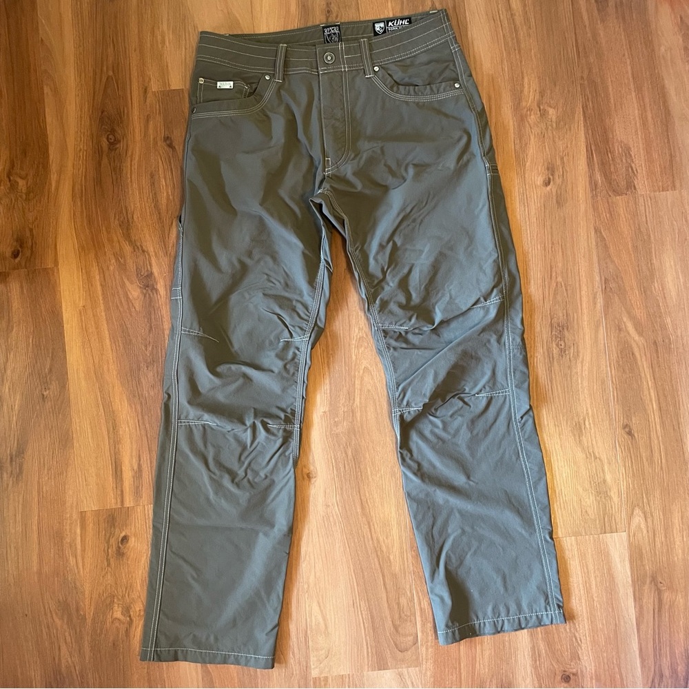 Kuhl Pants Men's 32x32 Green Nylon Camping Hiking Packable